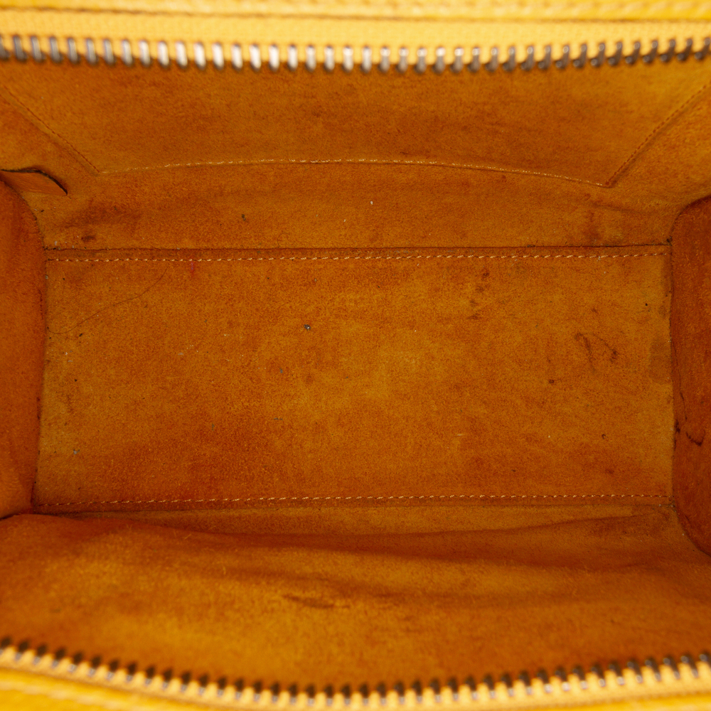 Pre-Loved Celine Nano Leather Luggage Tote - Picture 4 of 12